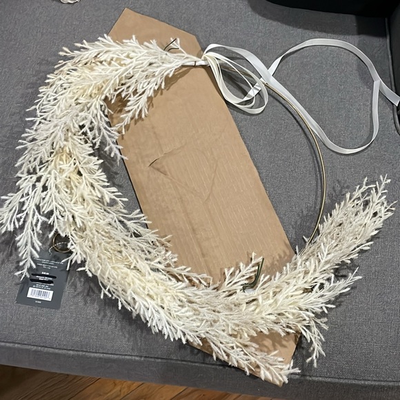 Ring Pampas Grass Wreath by Target Threshold. Lightweight & for indoor u… - Picture 5 of 11